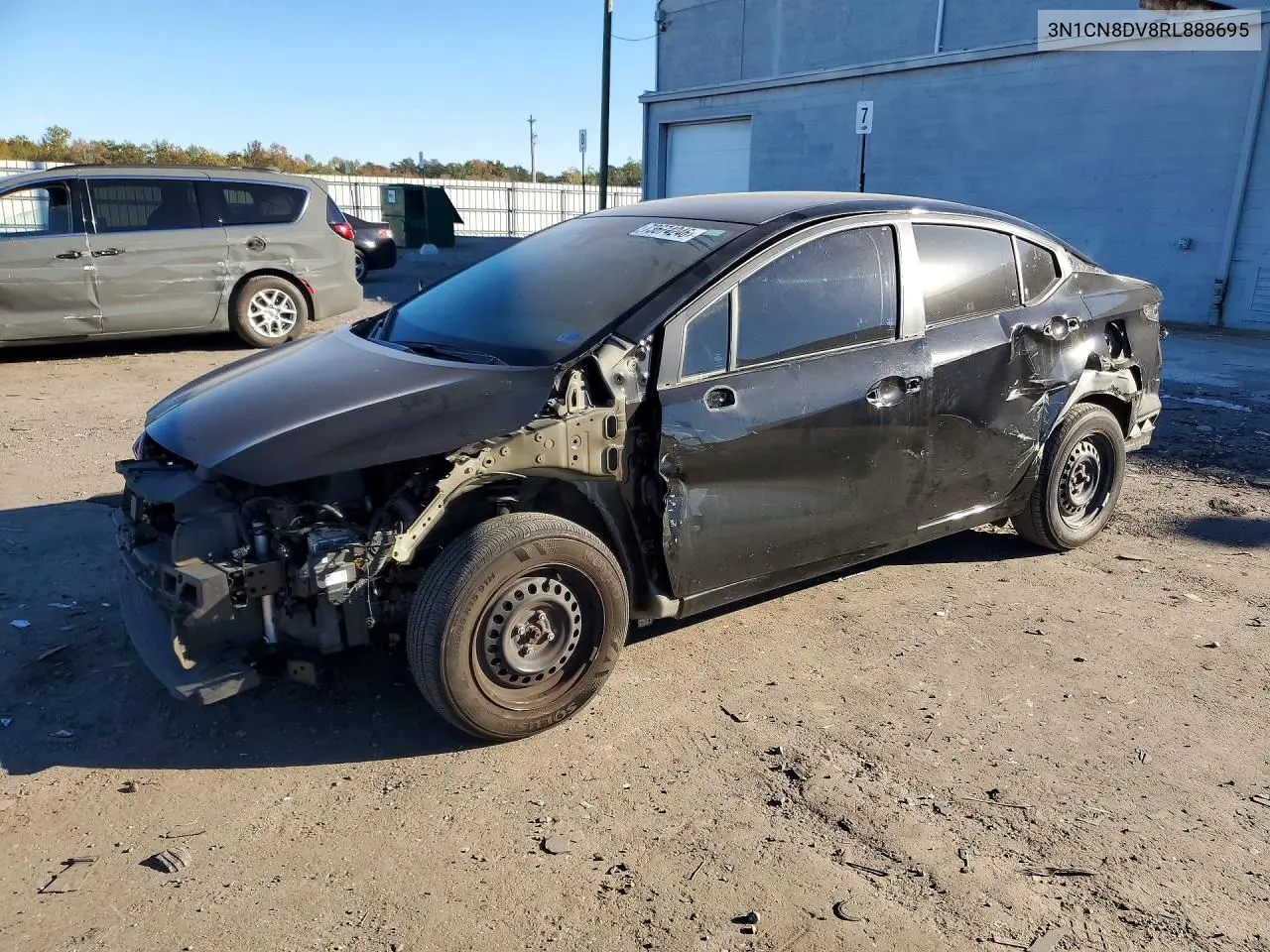 NISSAN VERSA 2024, VIN 3N1CN8DV8RL888695