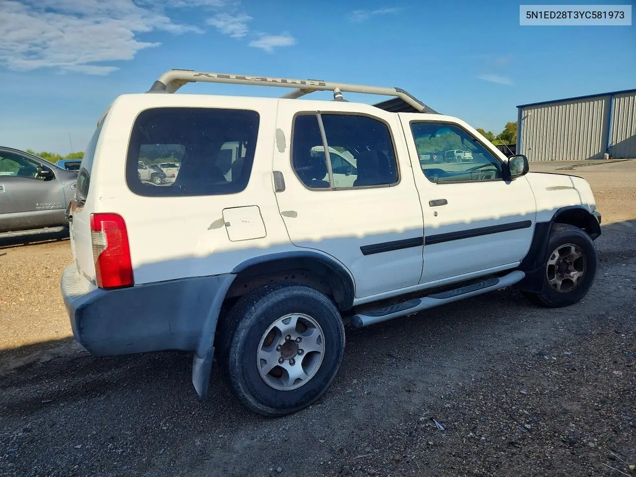 2000 NISSAN XTERRA VIN 5N1ED28T3YC581973 — фото 3