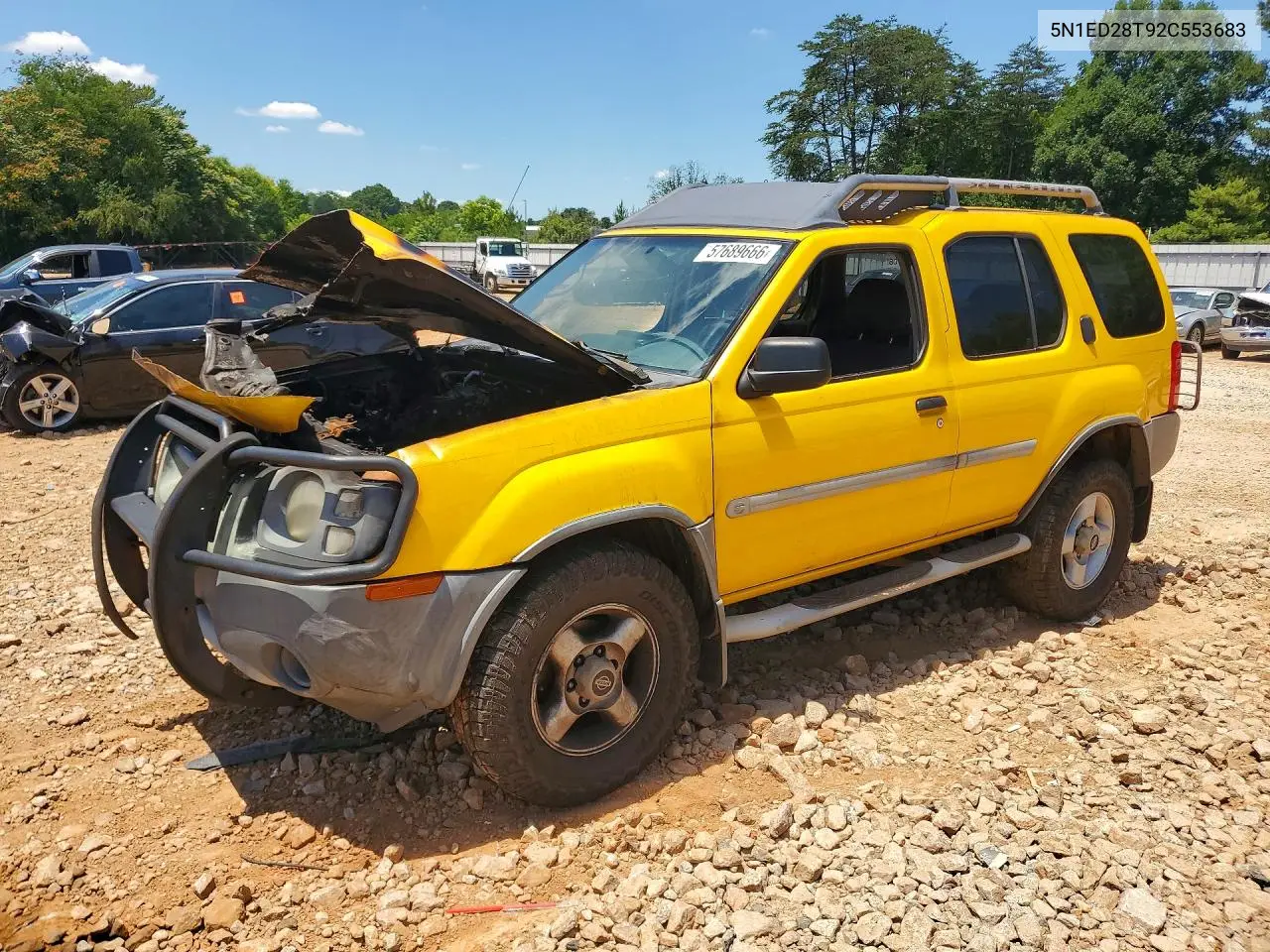NISSAN XTERRA 2002, VIN 5N1ED28T92C553683