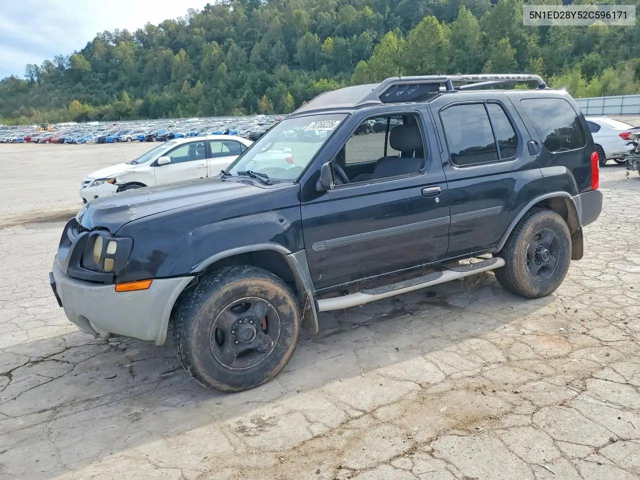 NISSAN XTERRA 2002, VIN 5N1ED28Y52C596171