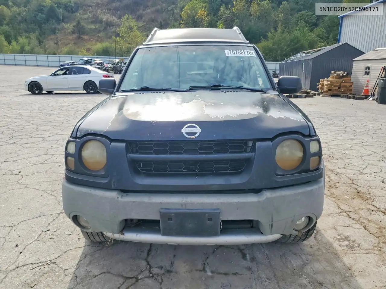 2002 NISSAN XTERRA VIN 5N1ED28Y52C596171 — фото 5
