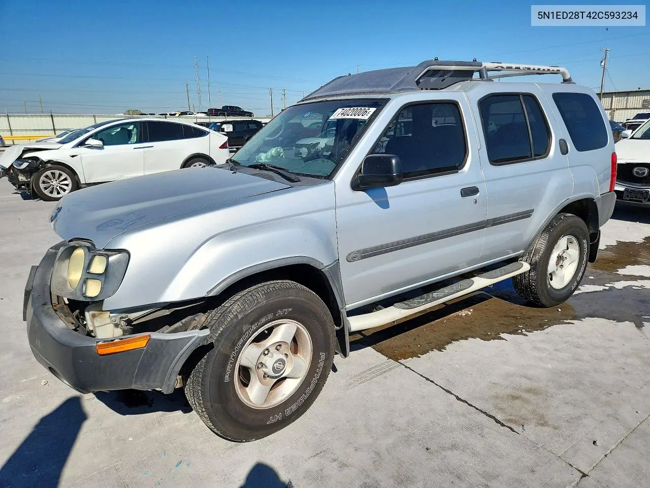 NISSAN XTERRA 2002, VIN 5N1ED28T42C593234