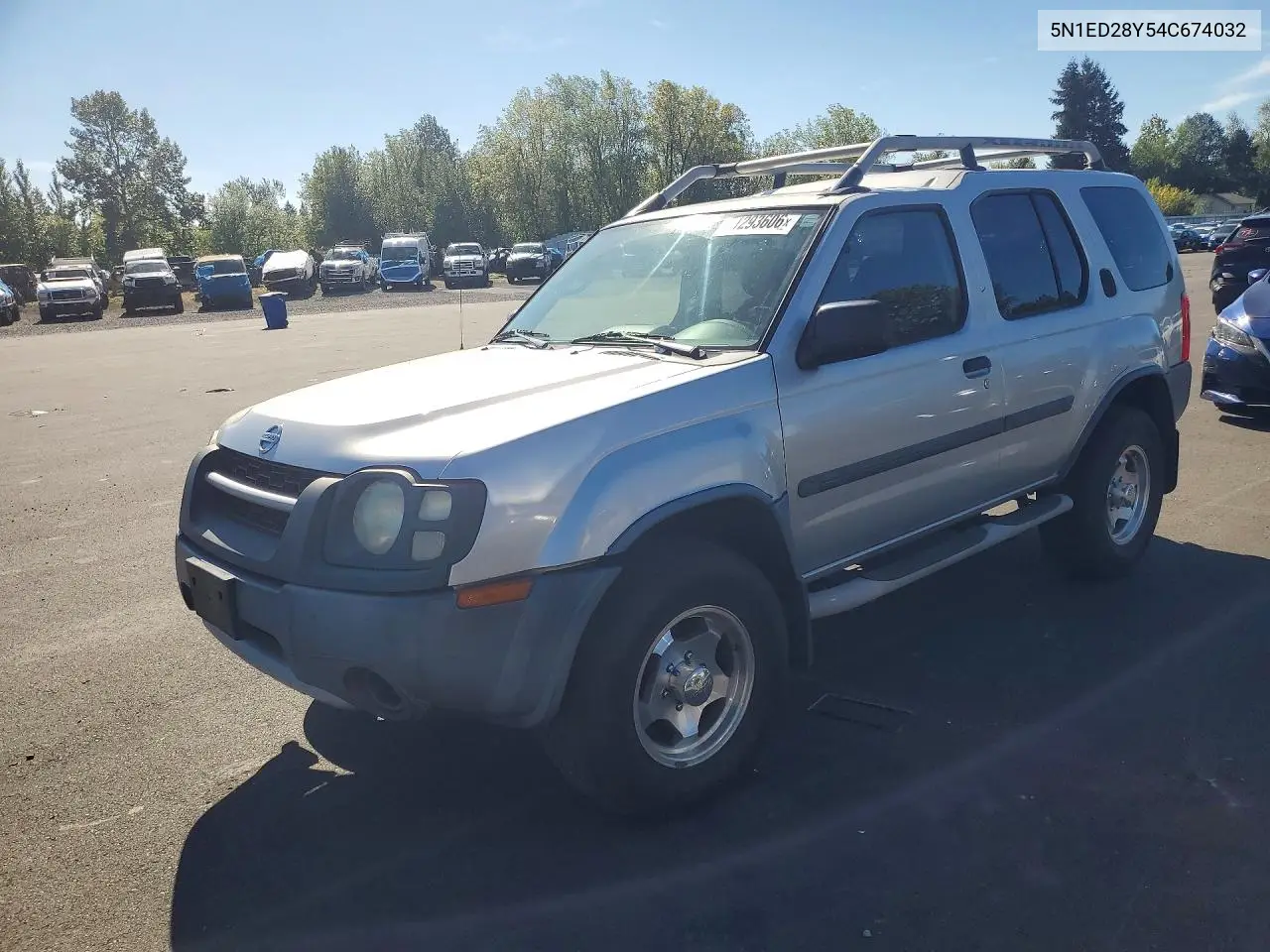 NISSAN XTERRA 2004, VIN 5N1ED28Y54C674032