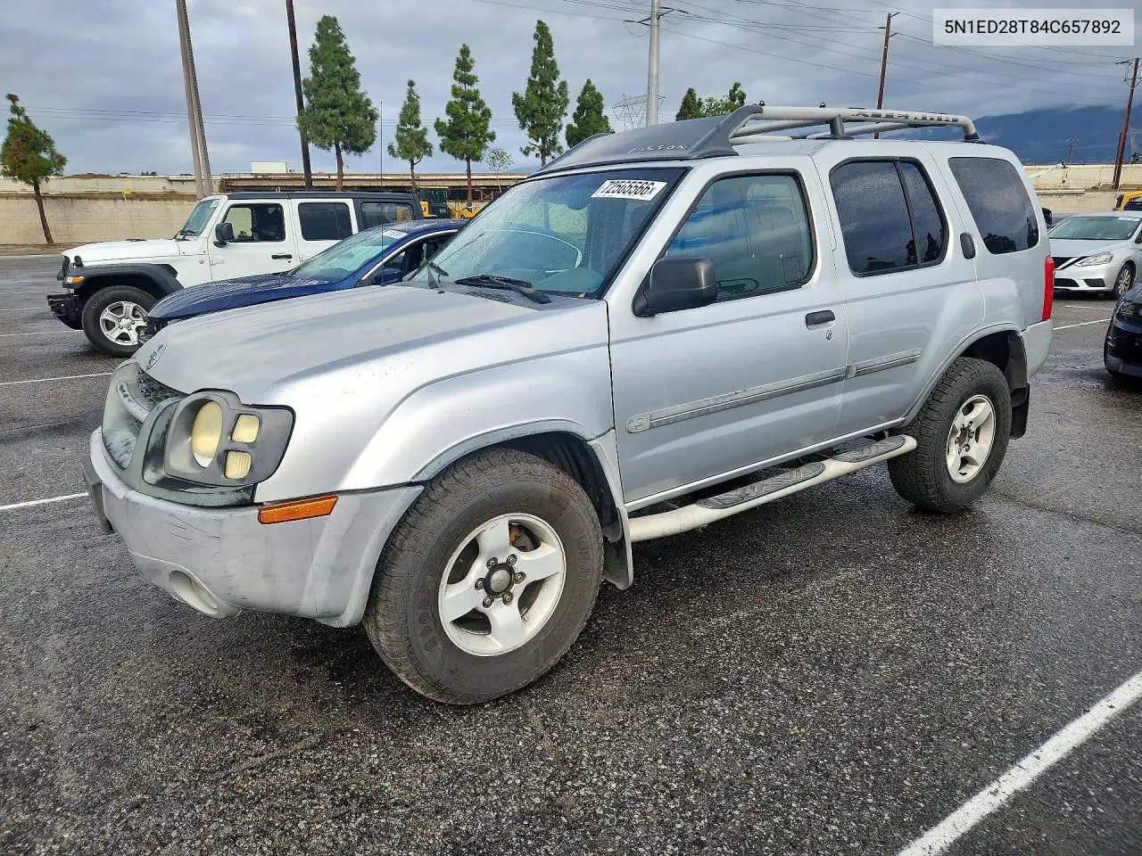 NISSAN XTERRA 2004, VIN 5N1ED28T84C657892
