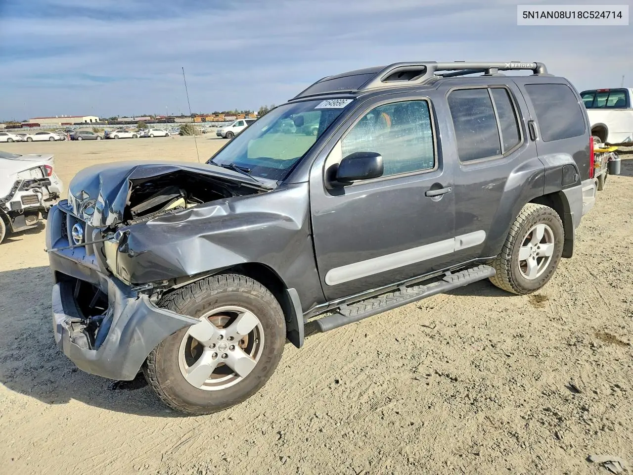NISSAN XTERRA 2008, VIN 5N1AN08U18C524714