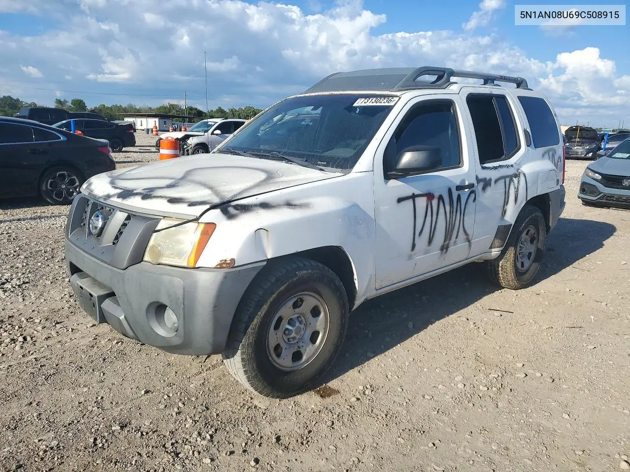 NISSAN XTERRA 2009, VIN 5N1AN08U69C508915