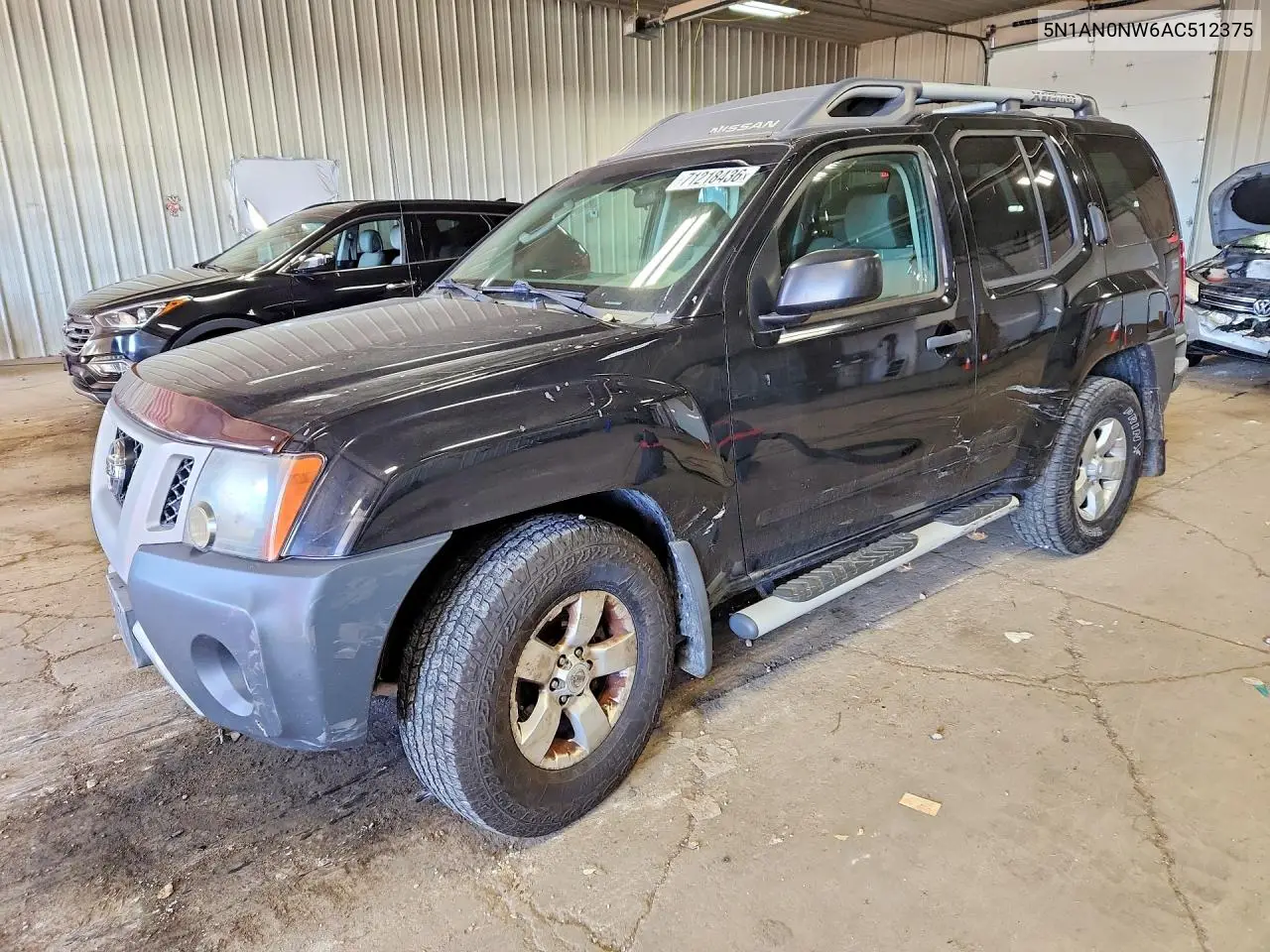 NISSAN XTERRA 2010, VIN 5N1AN0NW6AC512375