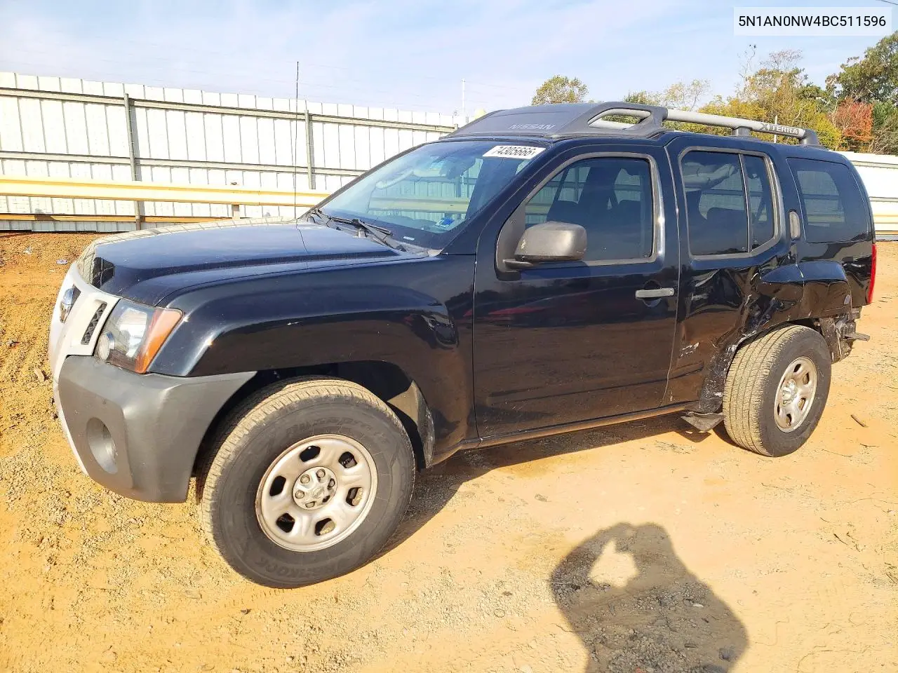 NISSAN XTERRA 2011, VIN 5N1AN0NW4BC511596