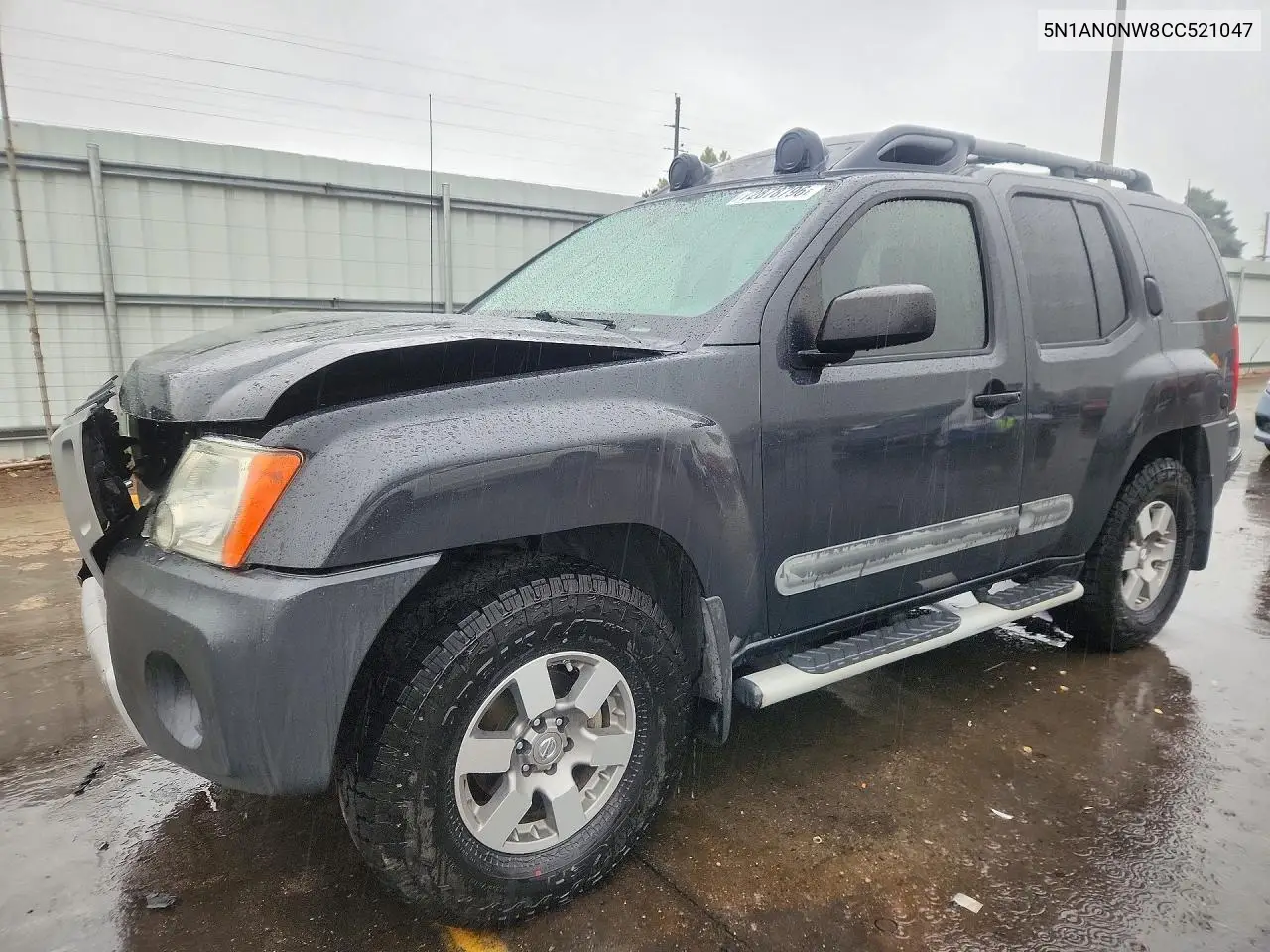 NISSAN XTERRA 2012, VIN 5N1AN0NW8CC521047