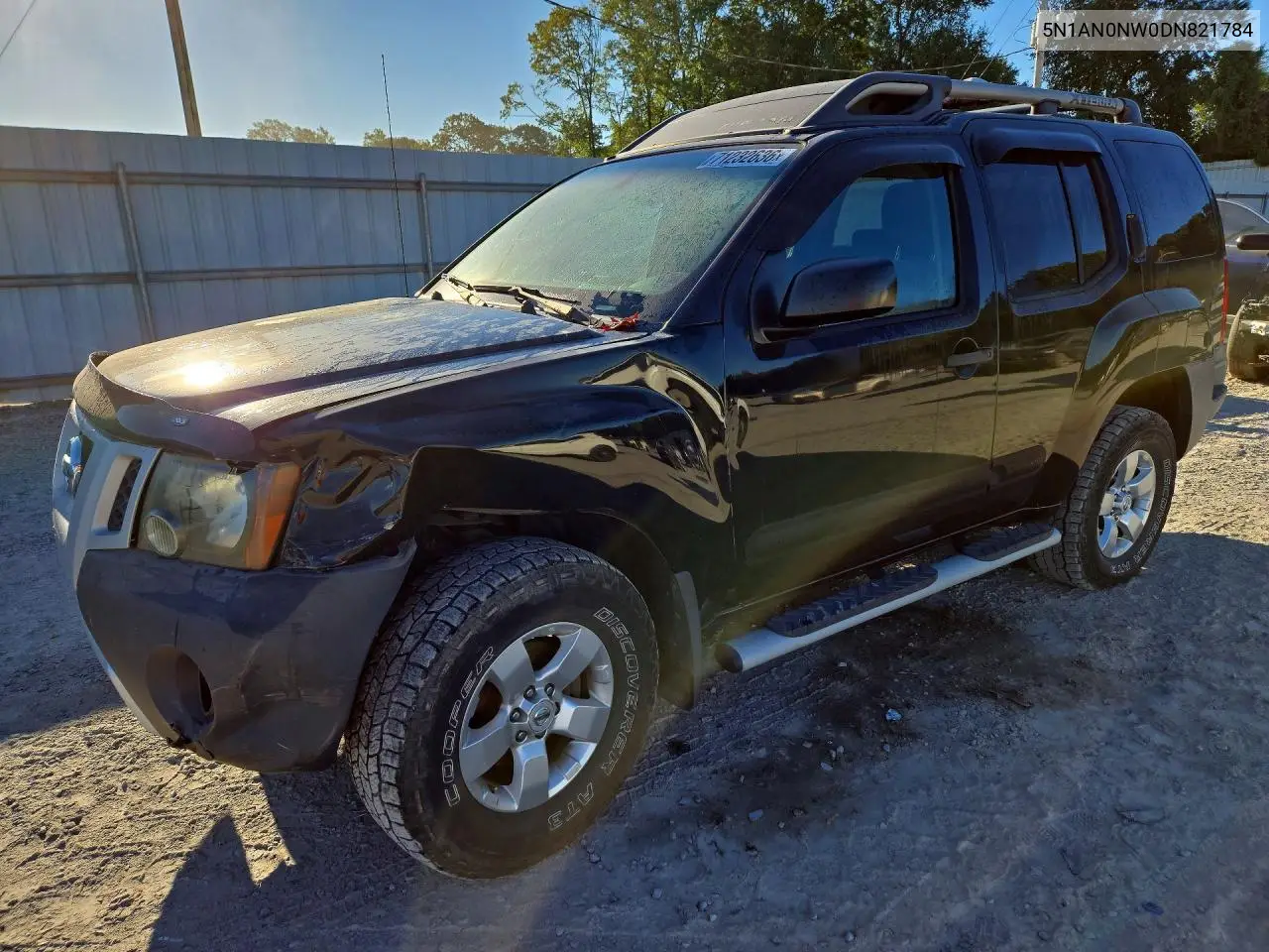 NISSAN XTERRA 2013, VIN 5N1AN0NW0DN821784