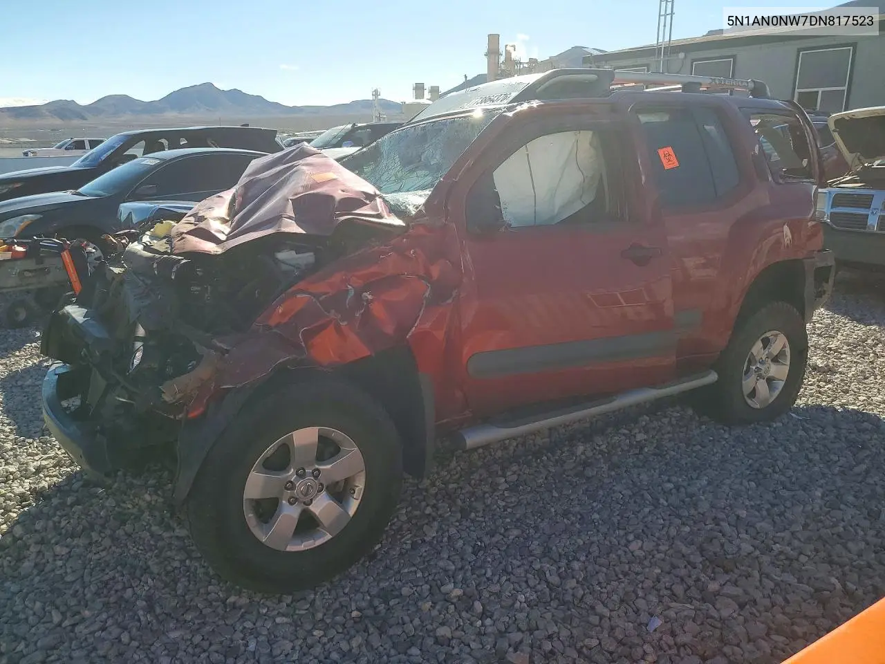 NISSAN XTERRA 2013, VIN 5N1AN0NW7DN817523