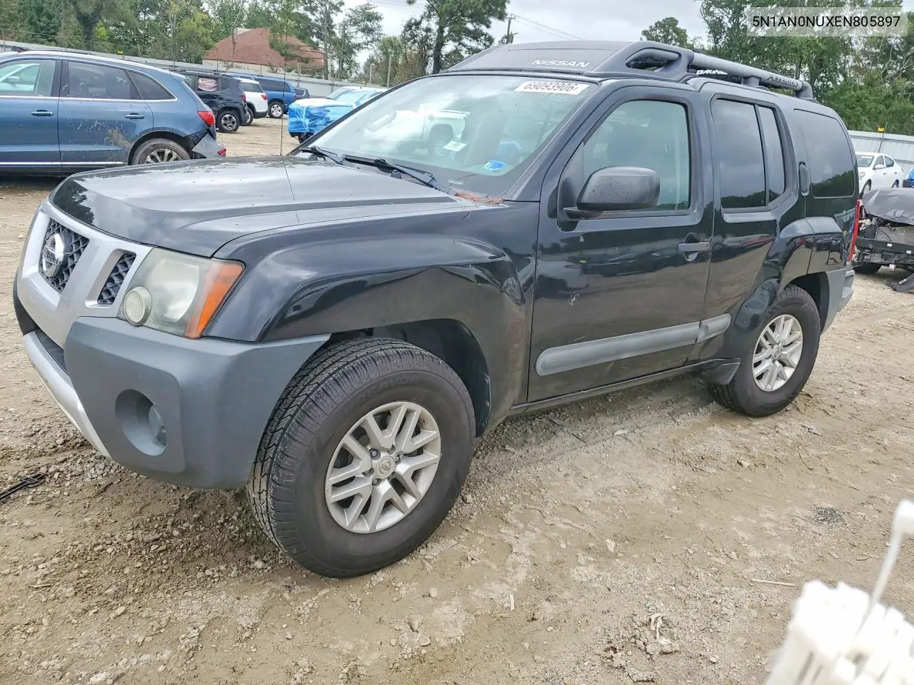 NISSAN XTERRA 2014, VIN 5N1AN0NUXEN805897