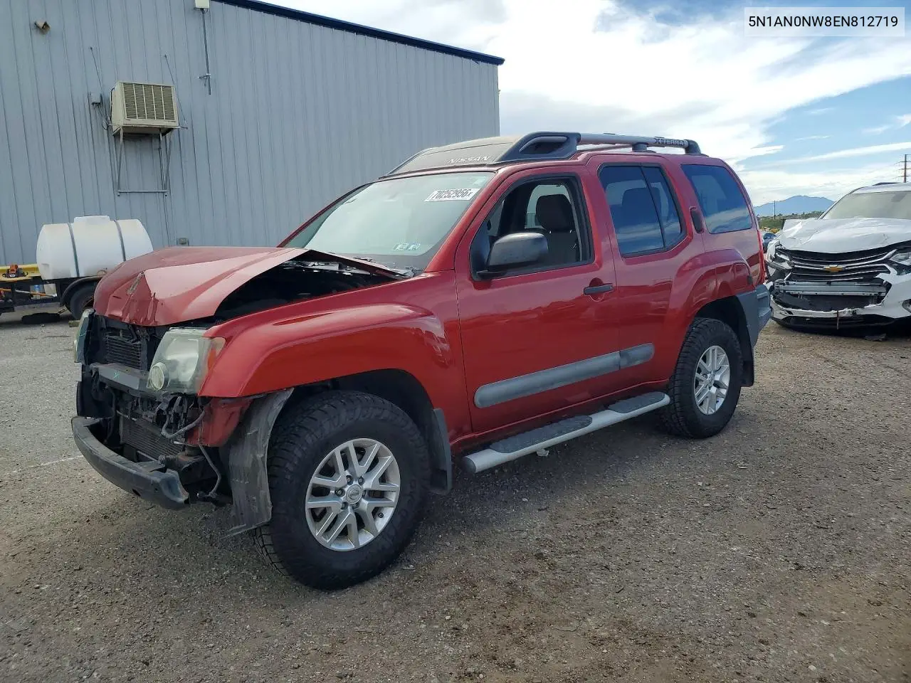 NISSAN XTERRA 2014, VIN 5N1AN0NW8EN812719