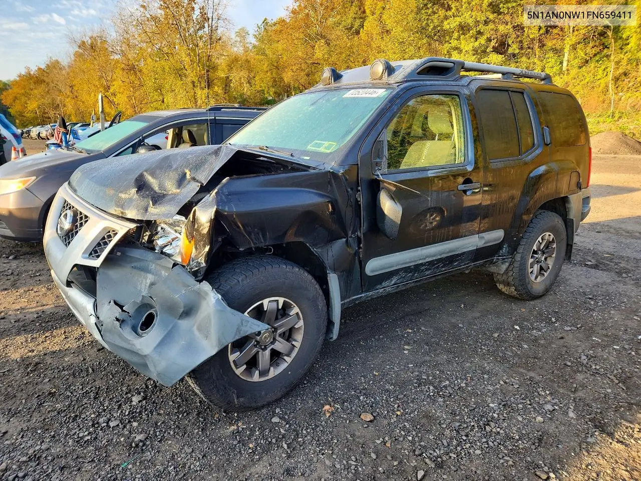 NISSAN XTERRA 2015, VIN 5N1AN0NW1FN659411