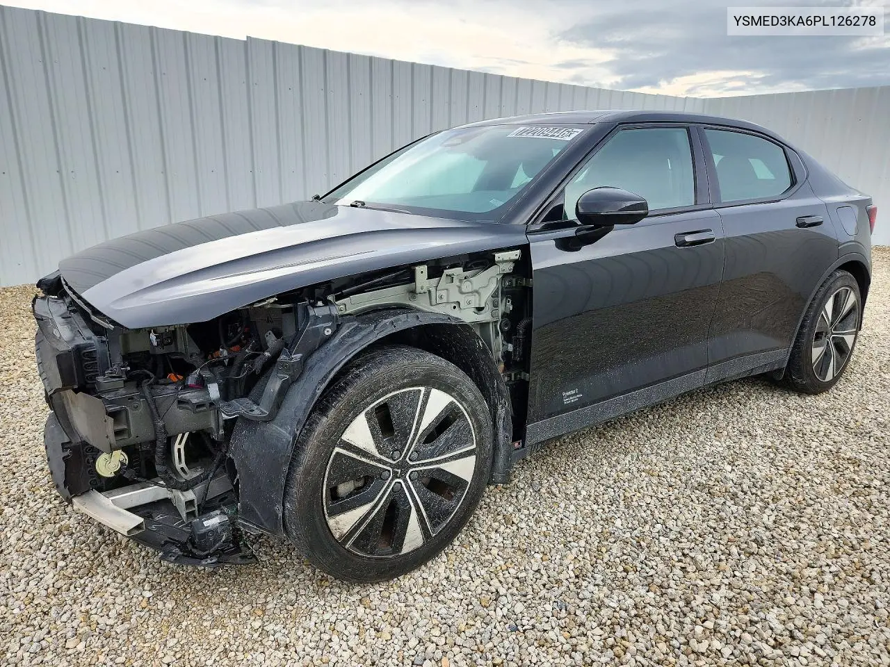 POLESTAR 2 2023, VIN YSMED3KA6PL126278