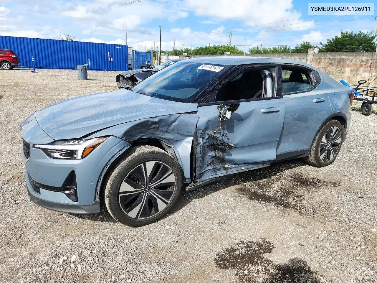 POLESTAR 2 2023, VIN YSMED3KA2PL126911