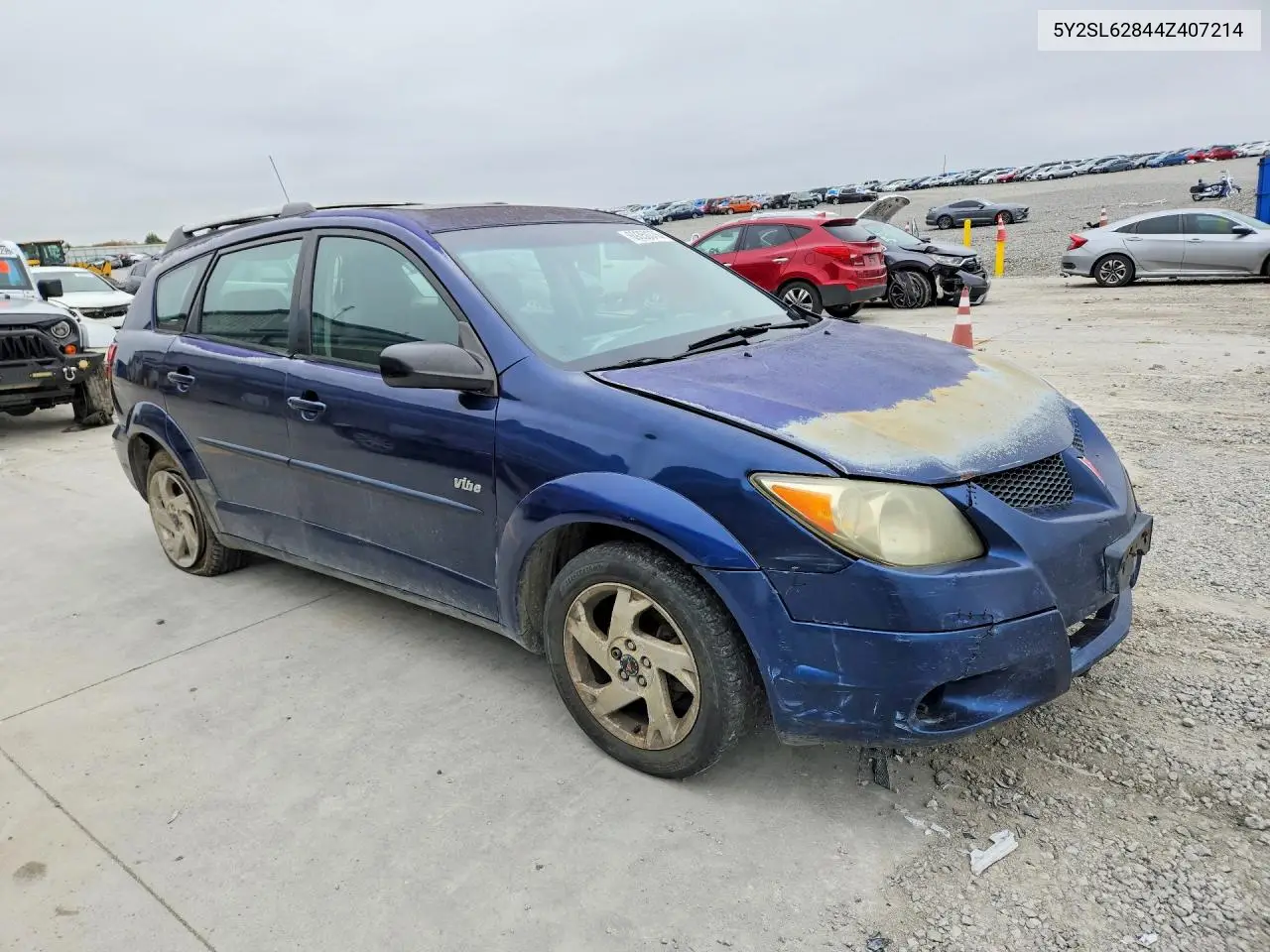 2004 PONTIAC VIBE VIN 5Y2SL62844Z407214 — фото 4