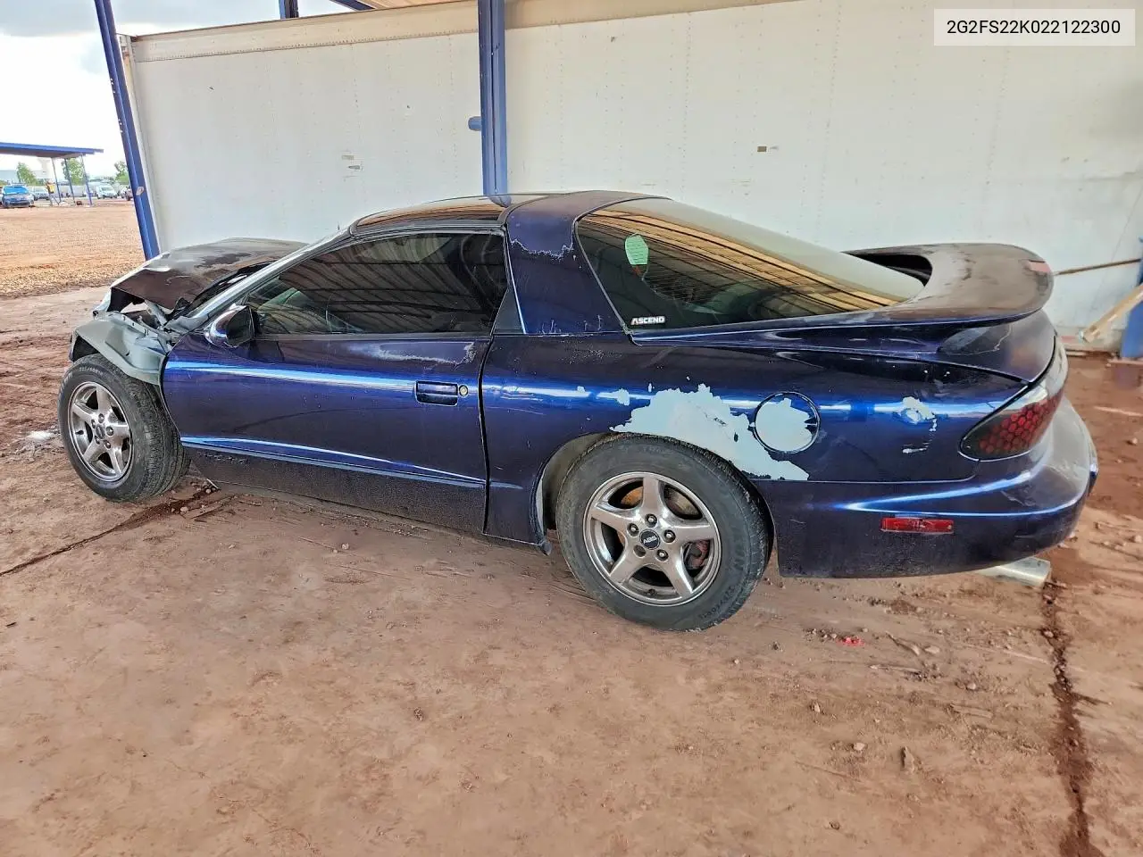 2002 PONTIAC FIREBIRD VIN 2G2FS22K022122300 — фото 2