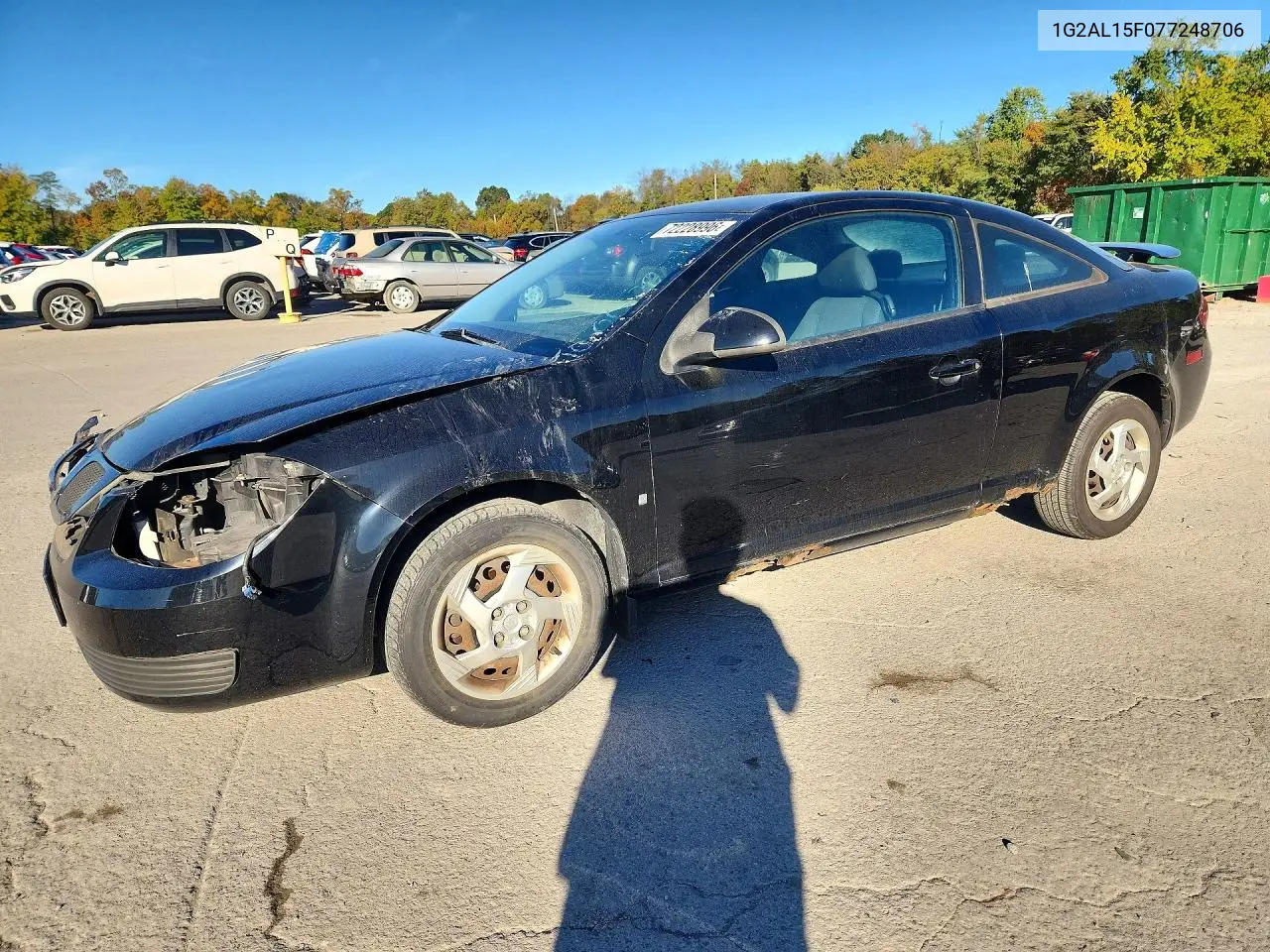 PONTIAC G5 2007, VIN 1G2AL15F077248706