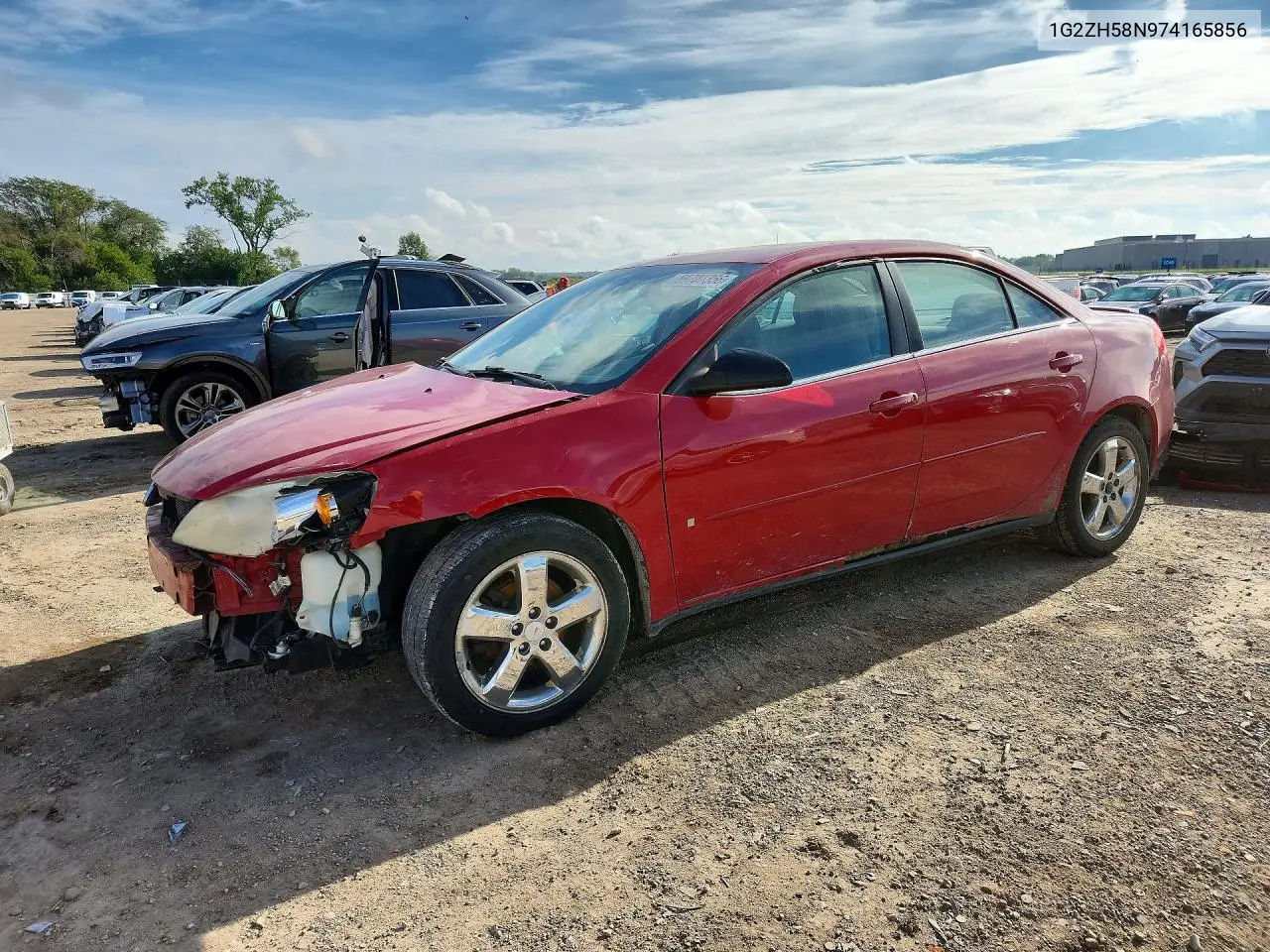 PONTIAC G6 2007, VIN 1G2ZH58N974165856