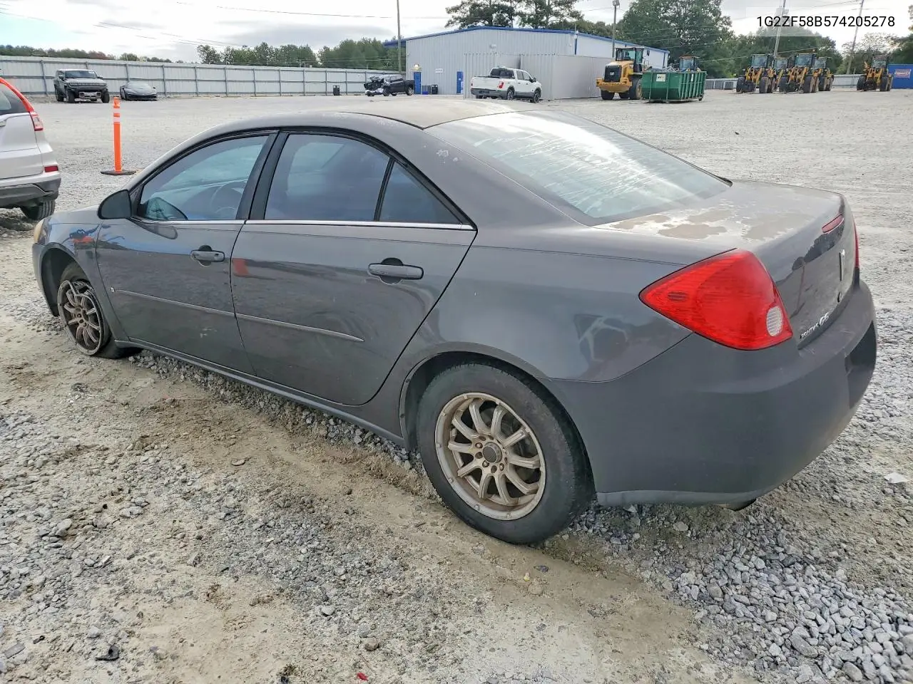 2007 PONTIAC G6 VIN 1G2ZF58B574205278 — фото 2