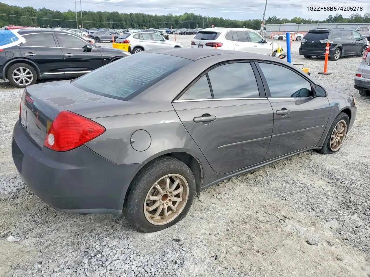 2007 PONTIAC G6 VIN 1G2ZF58B574205278 — фото 3