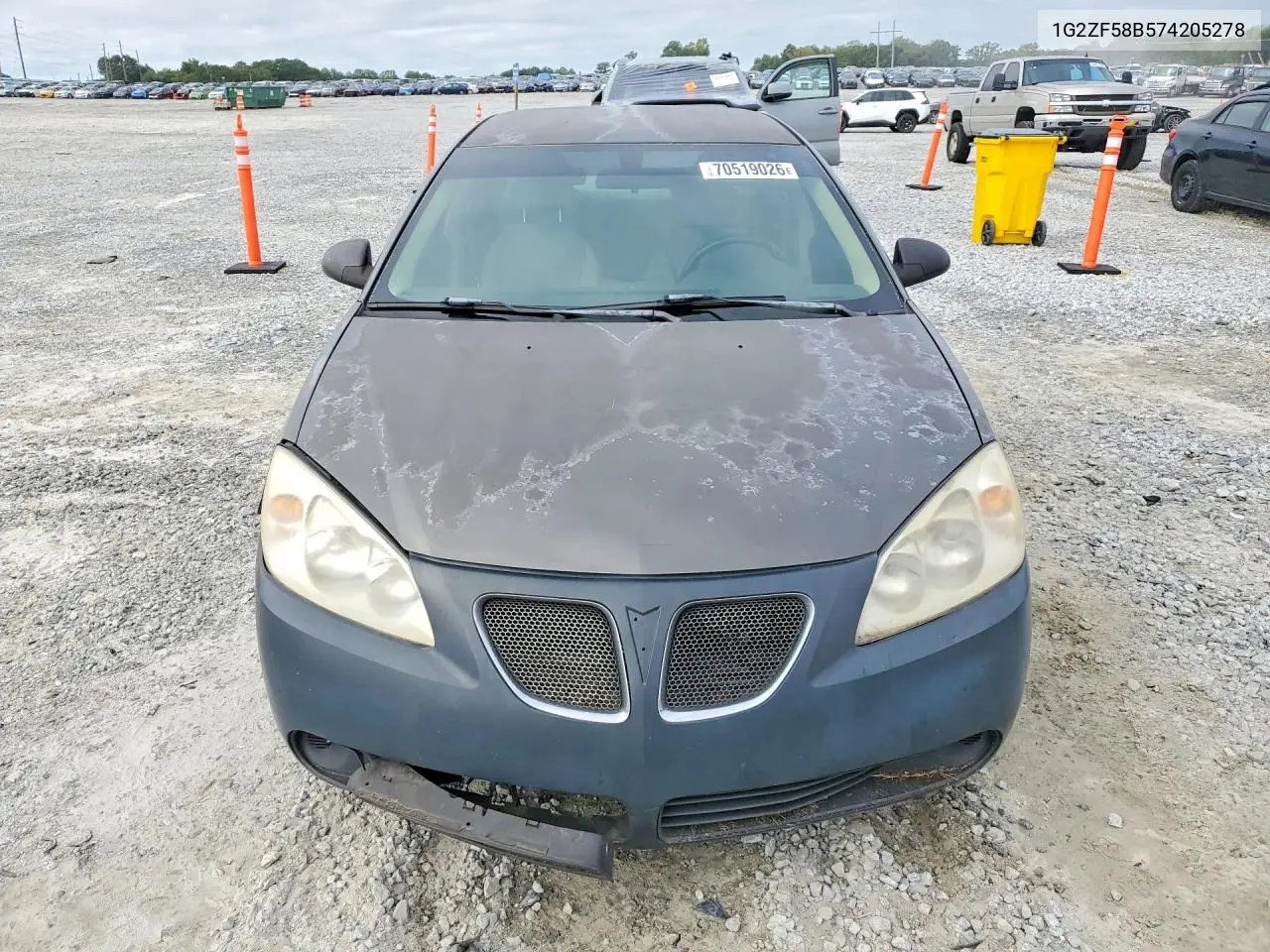 2007 PONTIAC G6 VIN 1G2ZF58B574205278 — фото 5