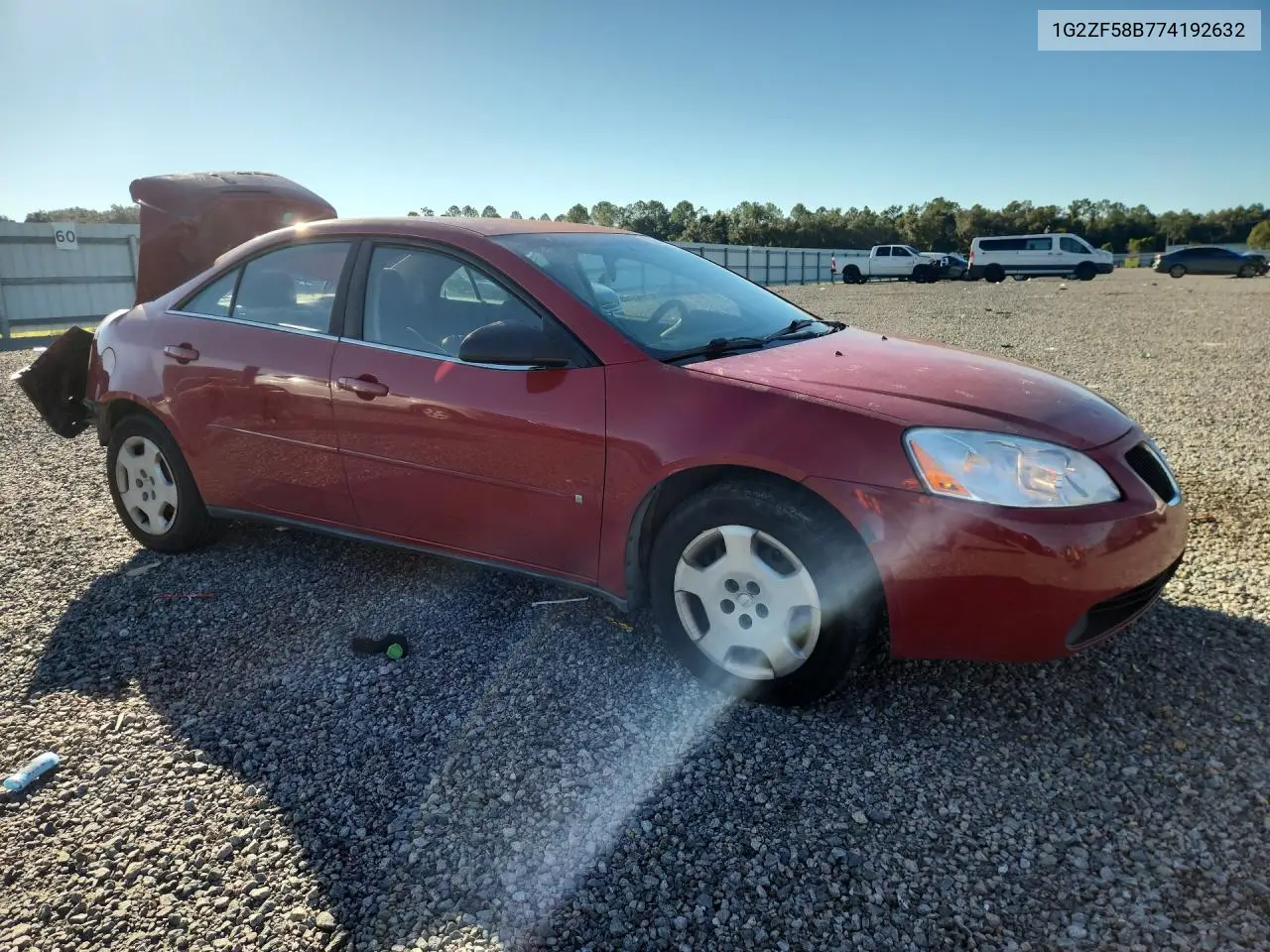 2007 PONTIAC G6 VIN 1G2ZF58B774192632 — фото 4