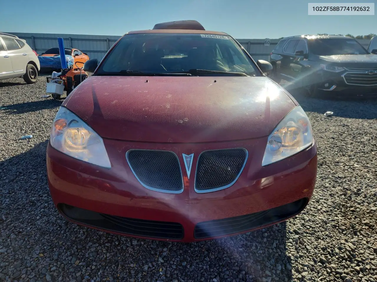 2007 PONTIAC G6 VIN 1G2ZF58B774192632 — фото 5