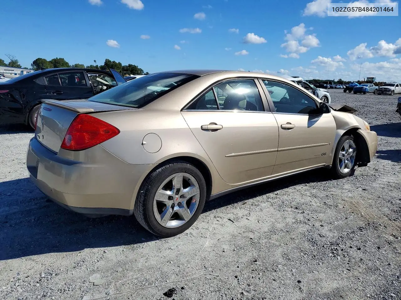 2008 PONTIAC G6 VIN 1G2ZG57B484201464 — фото 3
