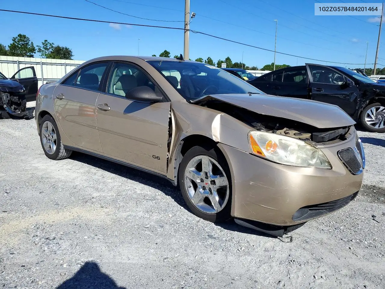 2008 PONTIAC G6 VIN 1G2ZG57B484201464 — фото 4