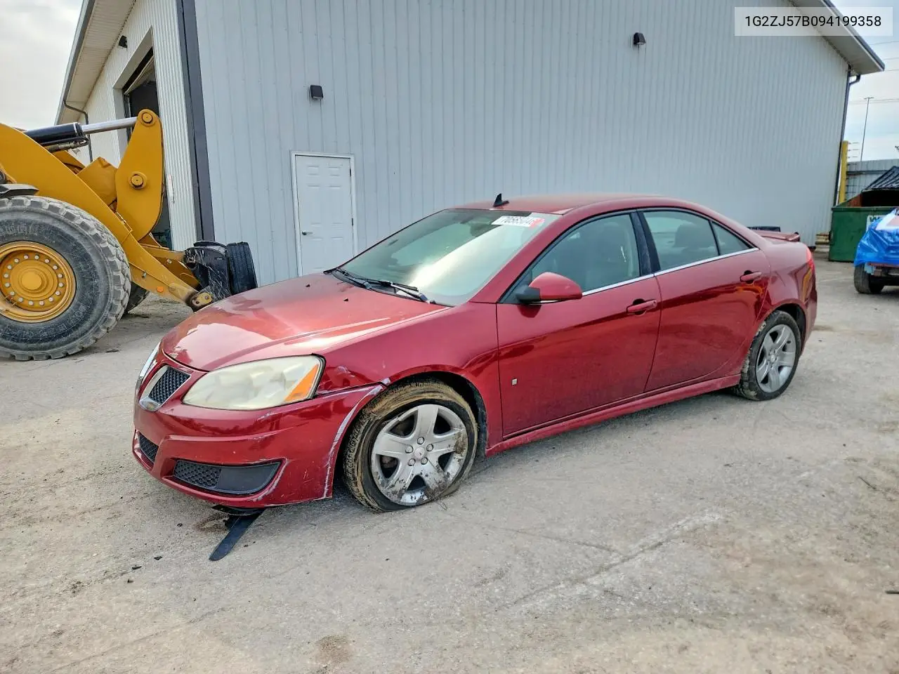 PONTIAC G6 2009, VIN 1G2ZJ57B094199358