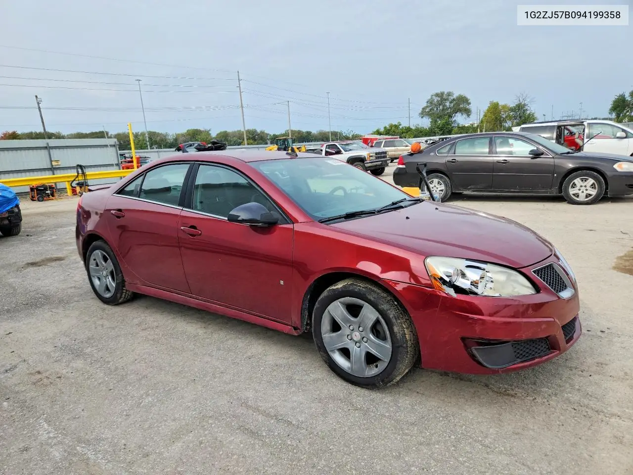 2009 PONTIAC G6 VIN 1G2ZJ57B094199358 — фото 4