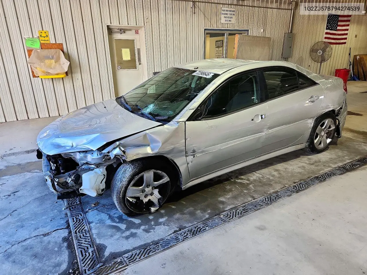 PONTIAC G6 2009, VIN 1G2ZJ57B794274539