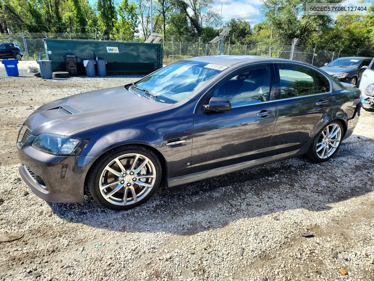 PONTIAC G8 2008, VIN 6G2EC57Y08L127404