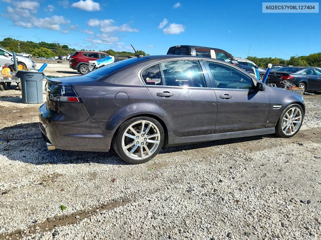 2008 PONTIAC G8 VIN 6G2EC57Y08L127404 — фото 3
