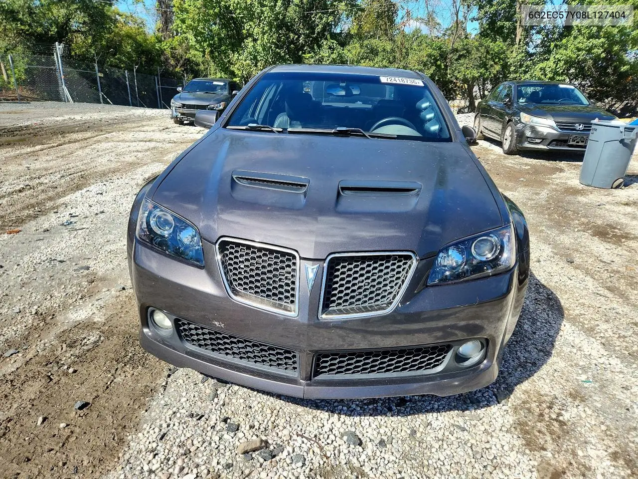 2008 PONTIAC G8 VIN 6G2EC57Y08L127404 — фото 5