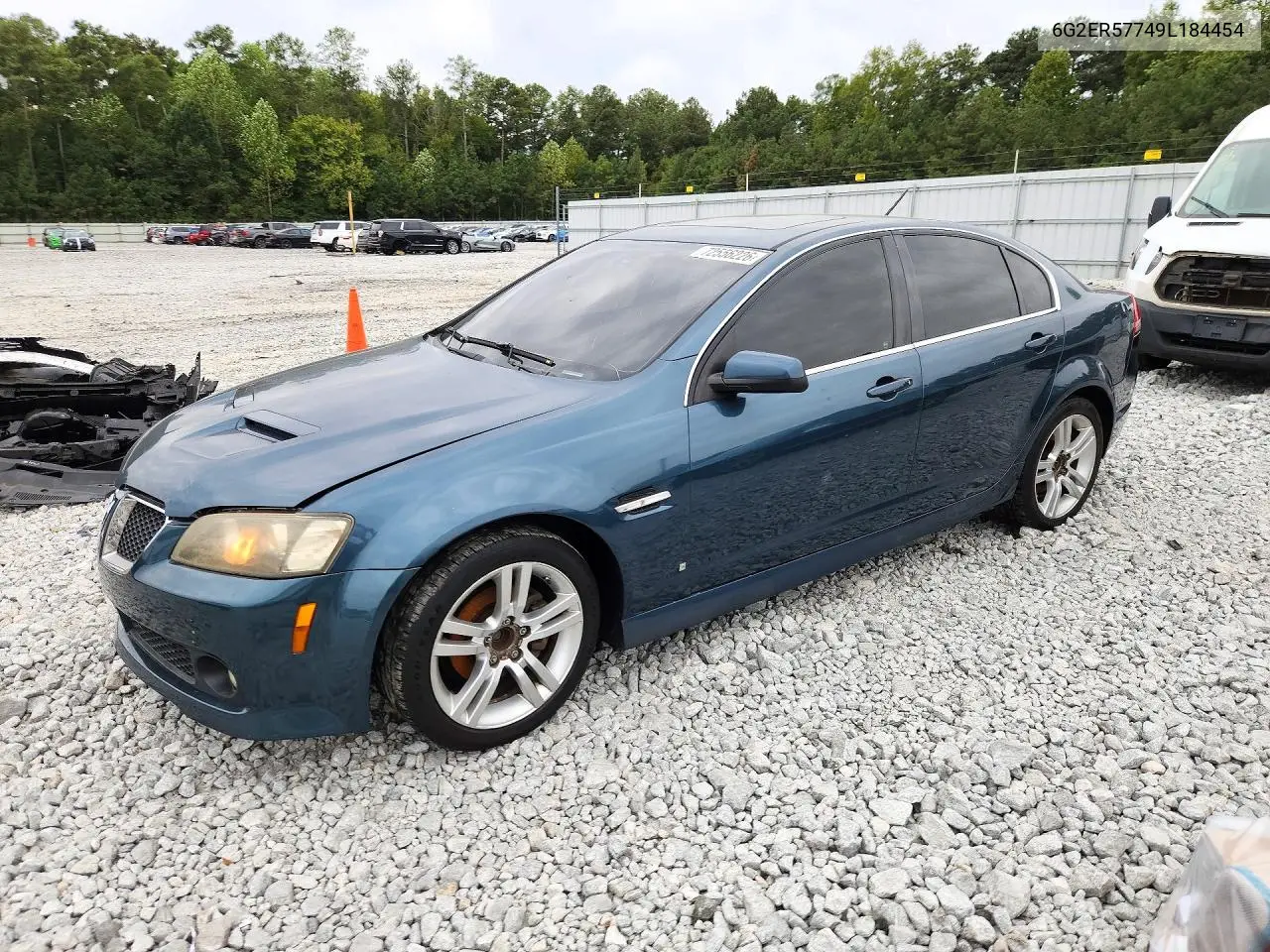 PONTIAC G8 2009, VIN 6G2ER57749L184454