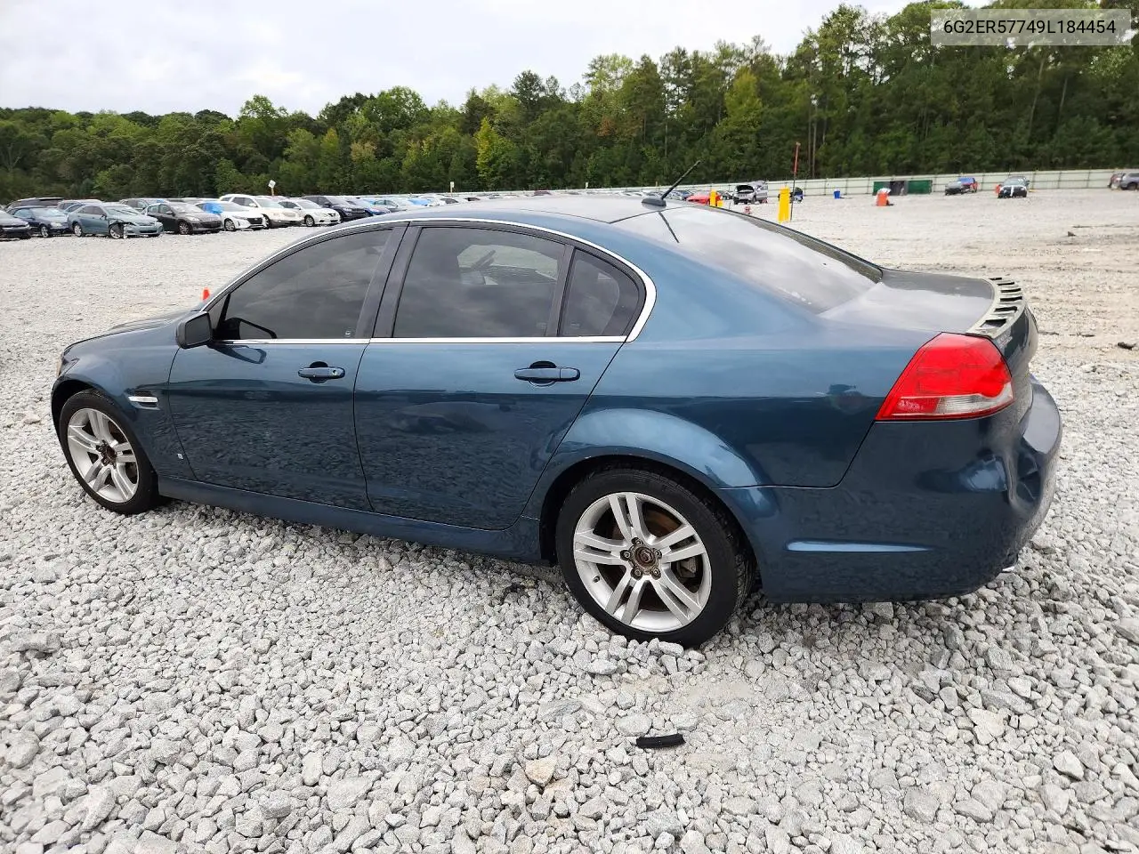 2009 PONTIAC G8 VIN 6G2ER57749L184454 — фото 2