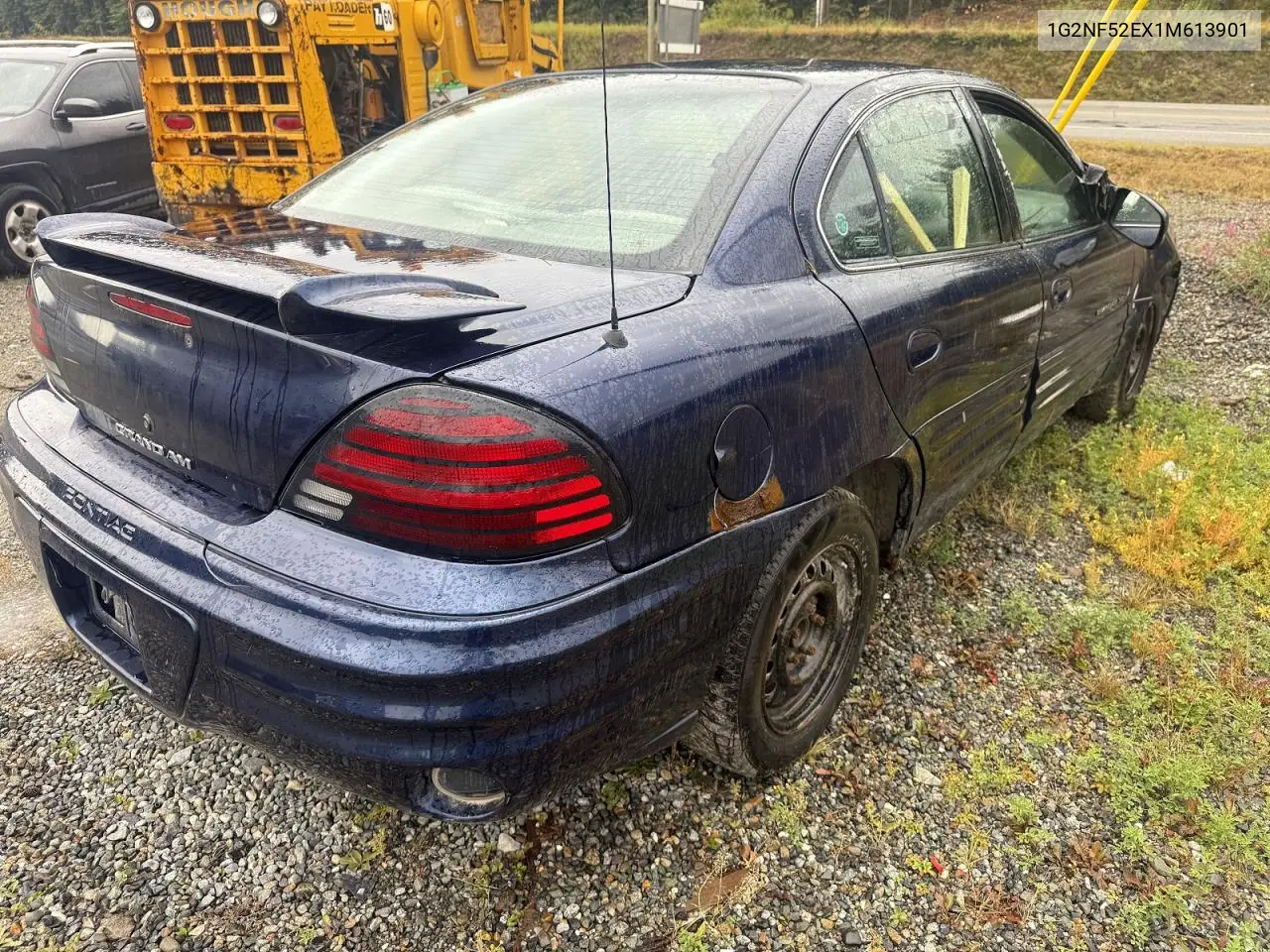 2001 PONTIAC GRAND AM VIN 1G2NF52EX1M613901 — фото 3