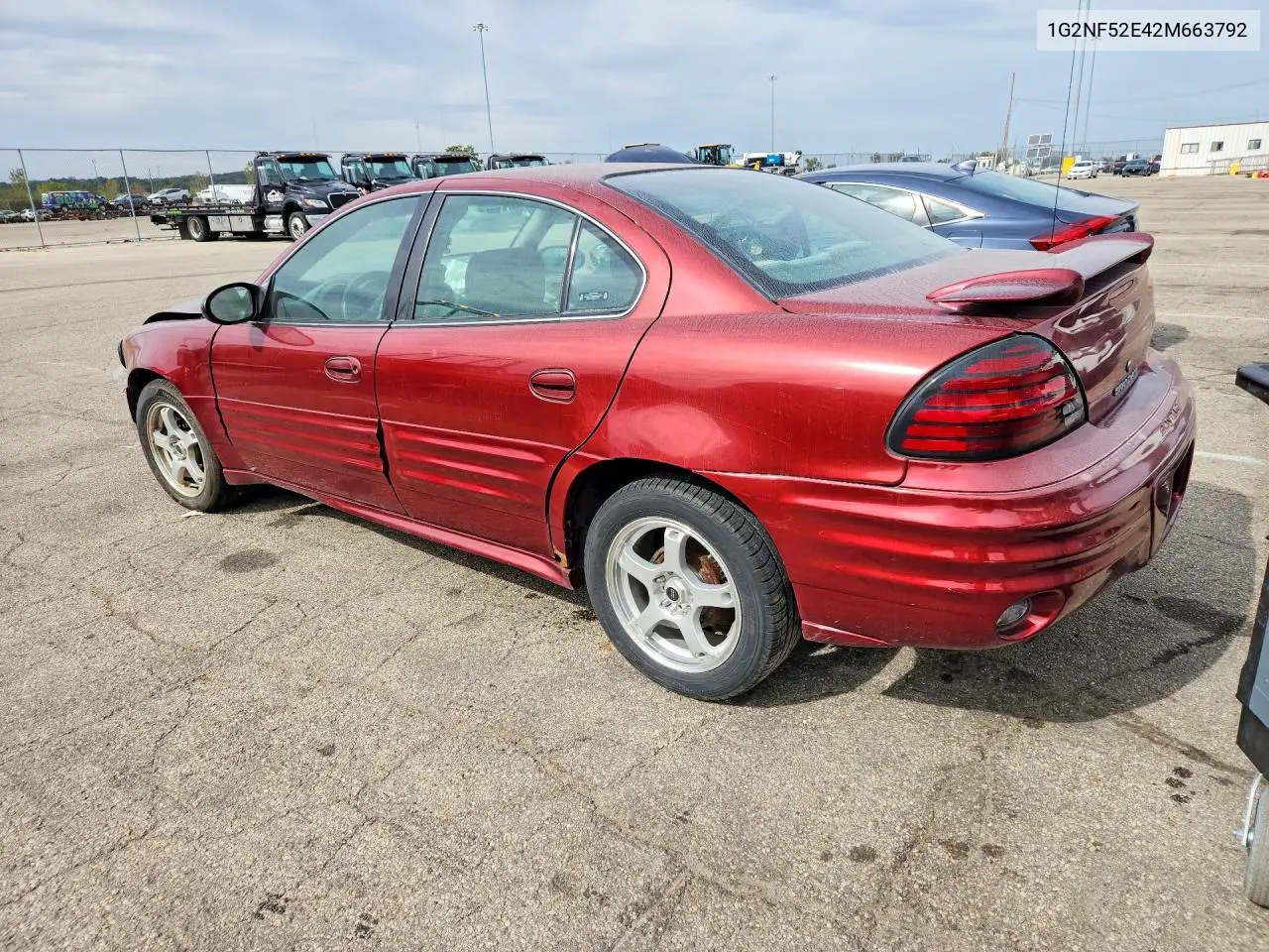 2002 PONTIAC GRAND AM VIN 1G2NF52E42M663792 — фото 2