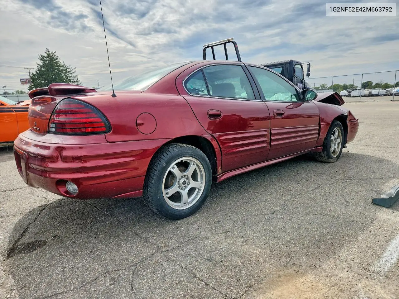 2002 PONTIAC GRAND AM VIN 1G2NF52E42M663792 — фото 3