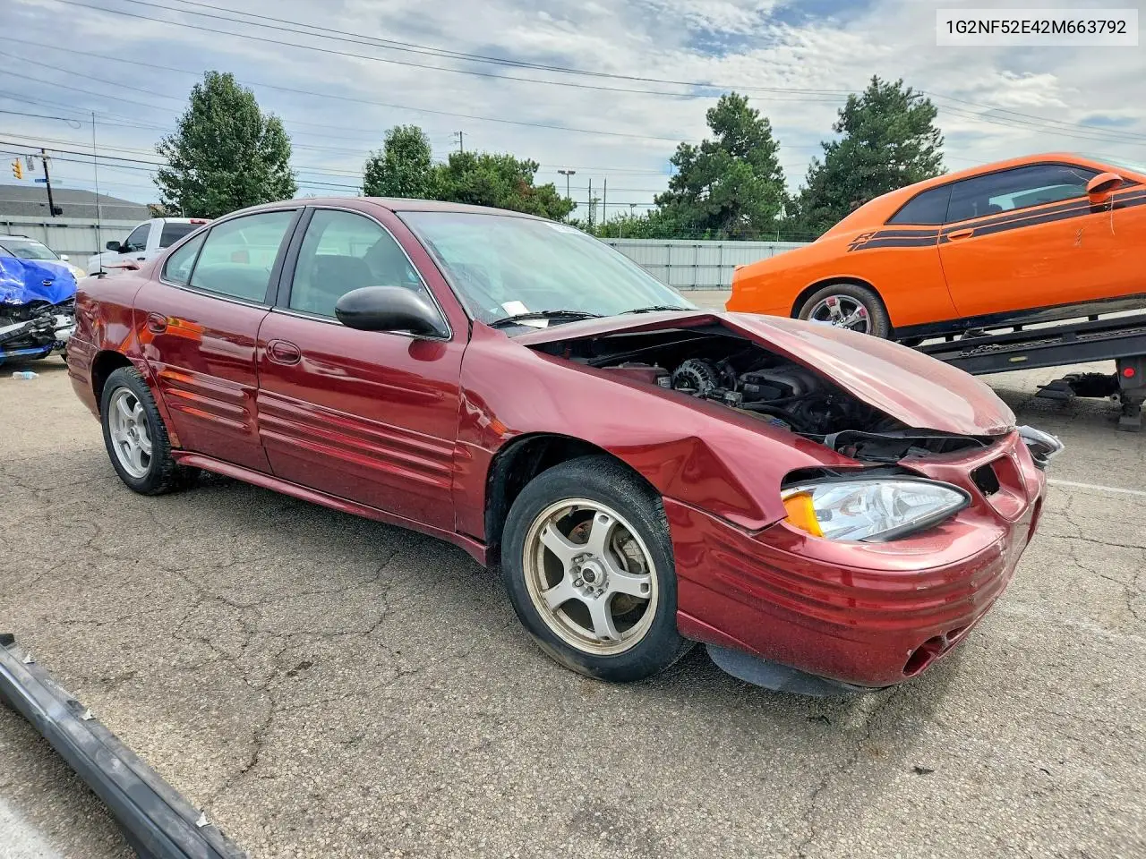 2002 PONTIAC GRAND AM VIN 1G2NF52E42M663792 — фото 4