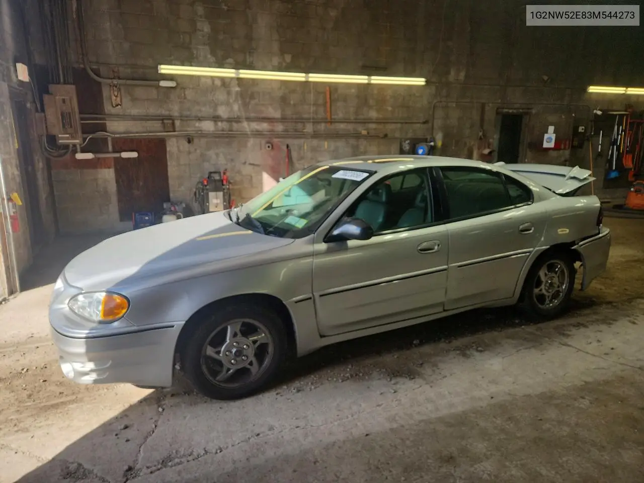 PONTIAC GRAND AM 2003, VIN 1G2NW52E83M544273