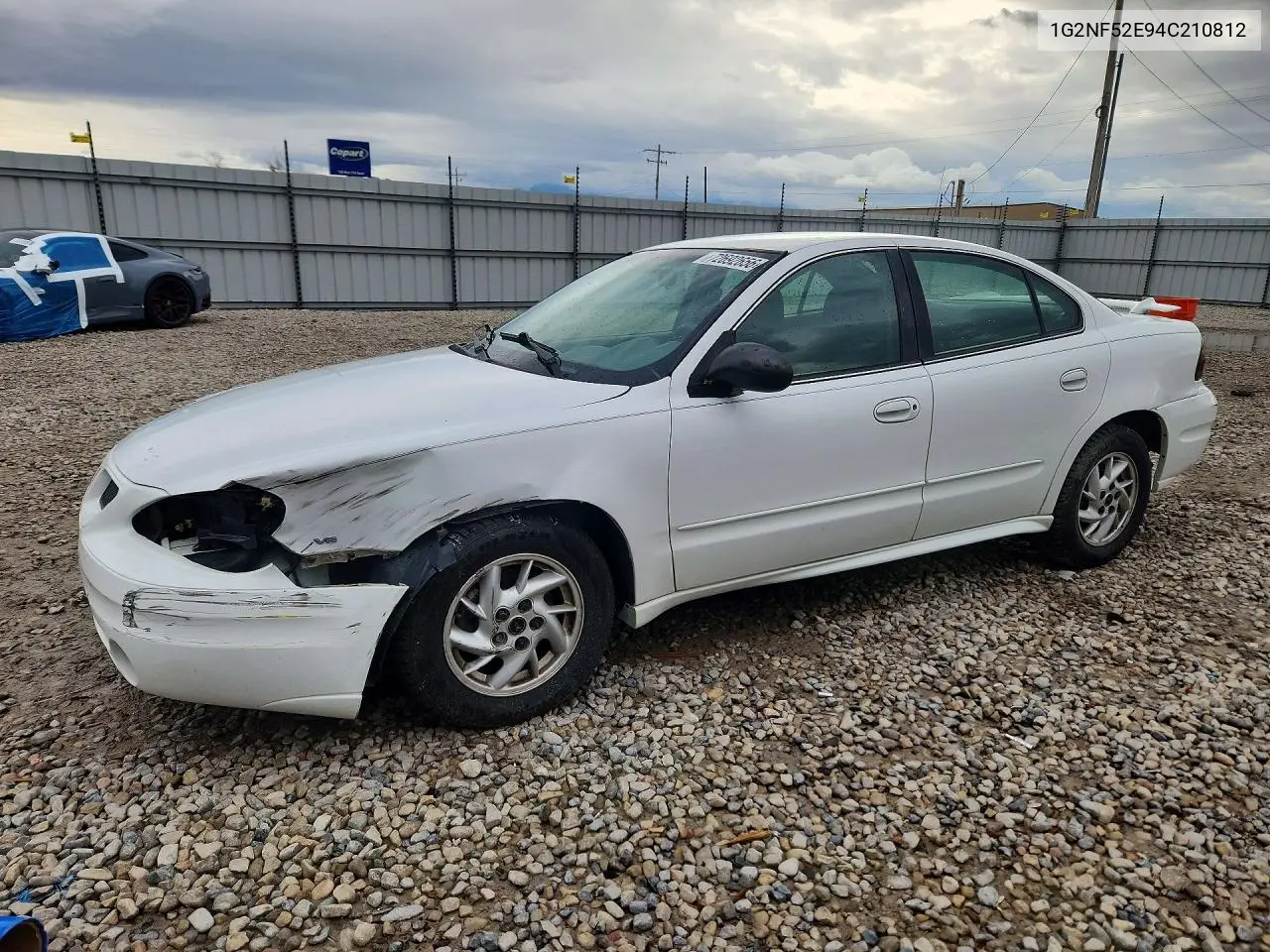PONTIAC GRAND AM 2004, VIN 1G2NF52E94C210812