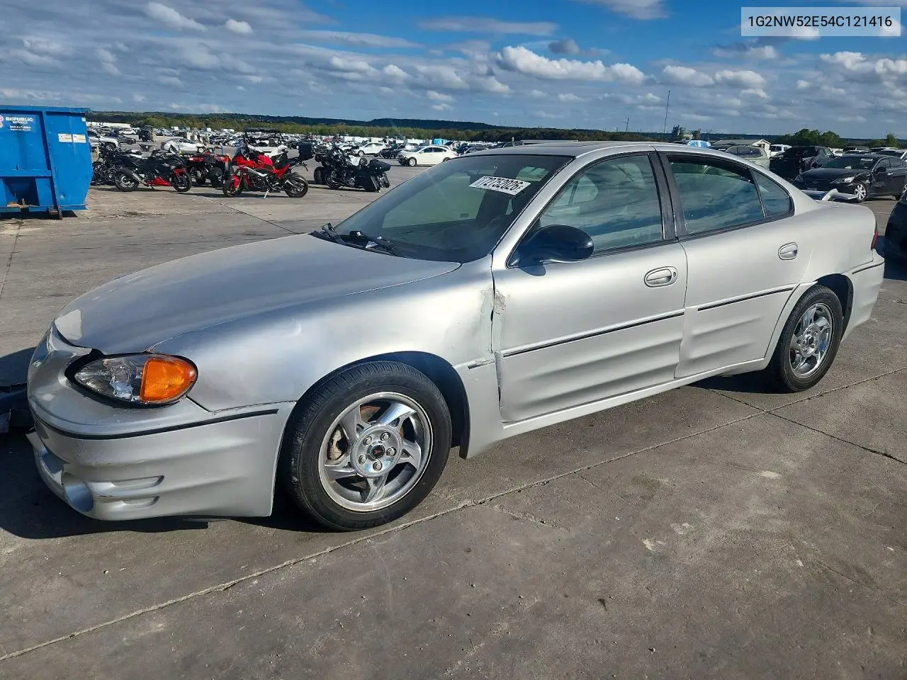 PONTIAC GRAND AM 2004, VIN 1G2NW52E54C121416