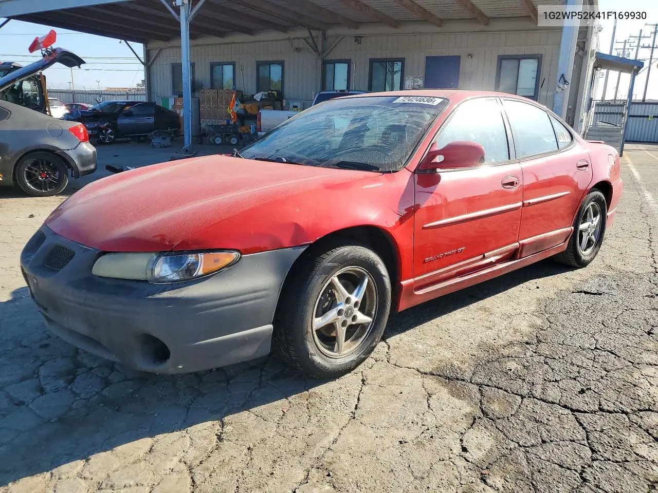 PONTIAC GRAND PRIX 2001, VIN 1G2WP52K41F169930
