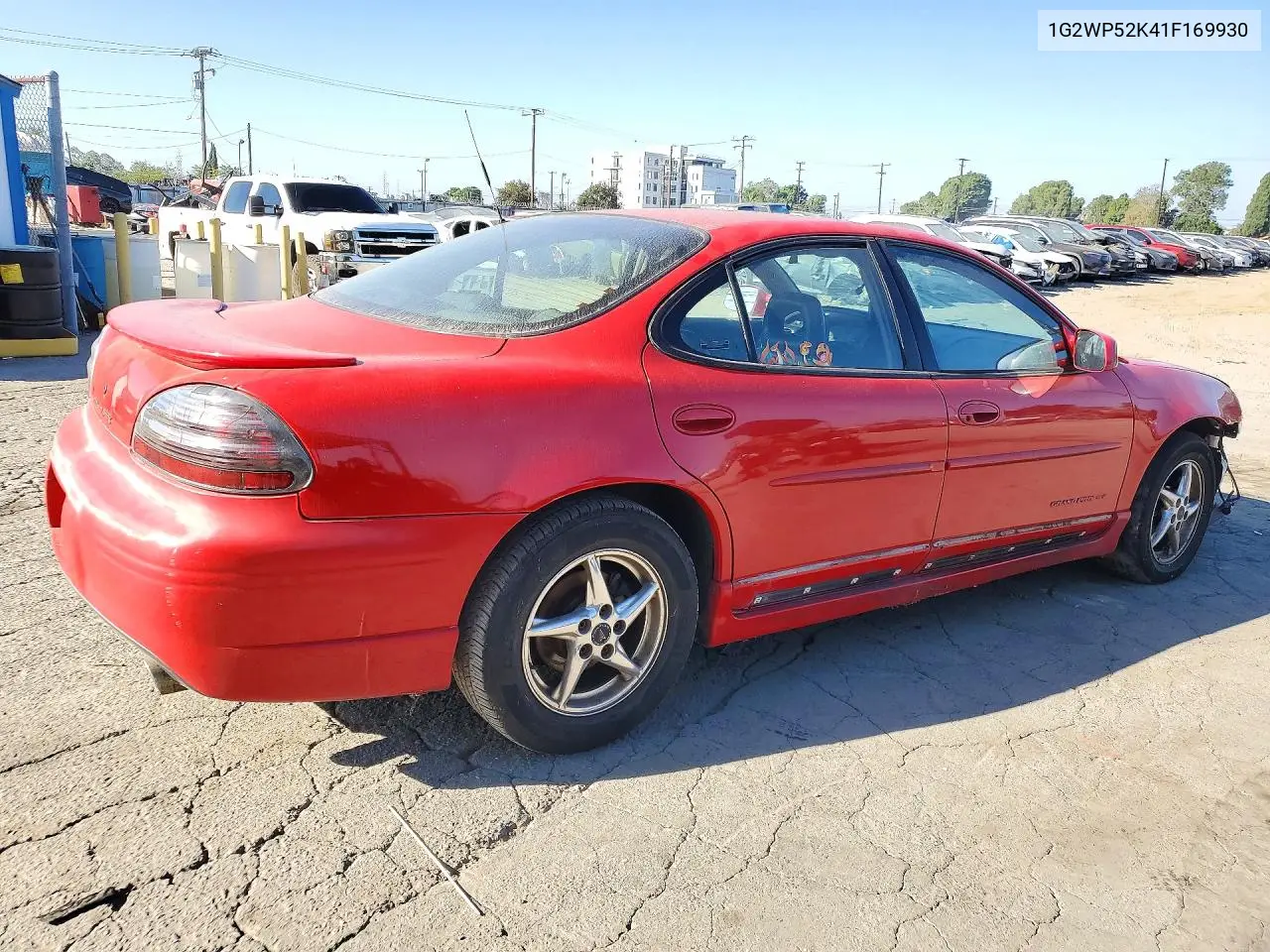 2001 PONTIAC GRAND PRIX VIN 1G2WP52K41F169930 — фото 3