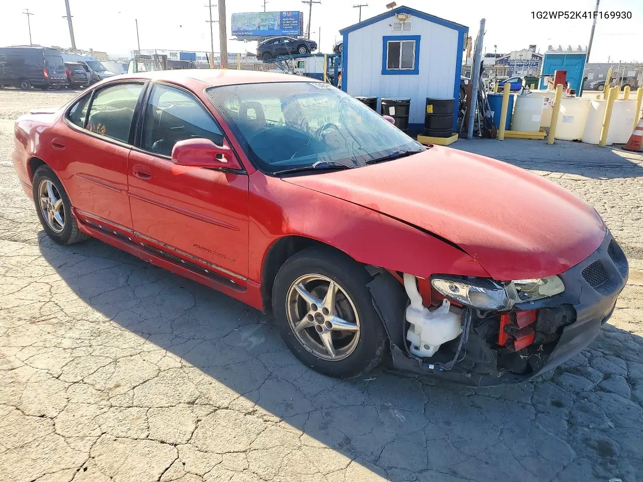 2001 PONTIAC GRAND PRIX VIN 1G2WP52K41F169930 — фото 4