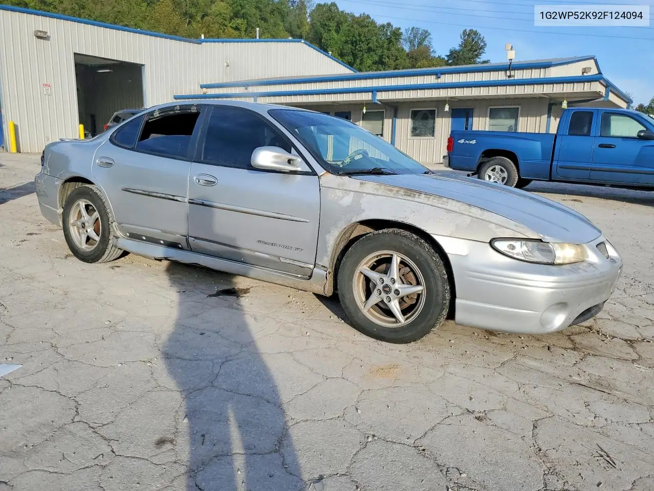 2002 PONTIAC GRAND PRIX VIN 1G2WP52K92F124094 — фото 4